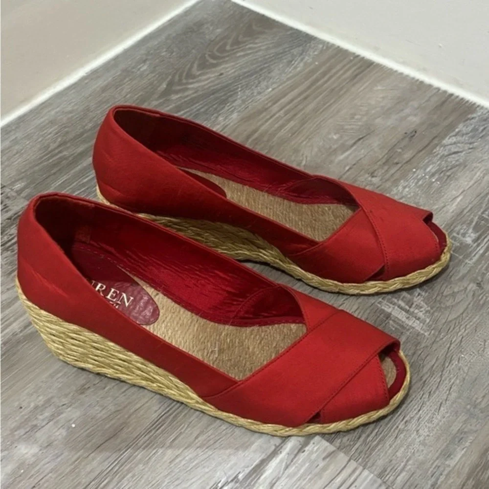 Lauren‎ Ralph Lauren Coral Espadrille Flats